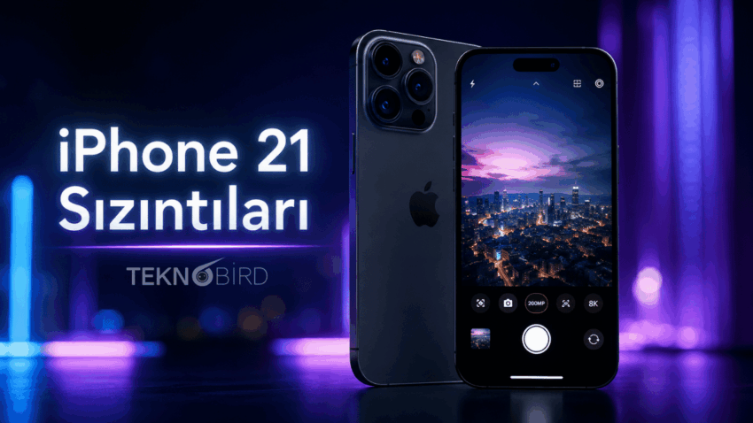 iPhone 21 Sızıntısı: 200 MP Kamera ve 8K Video Desteği Gündemde