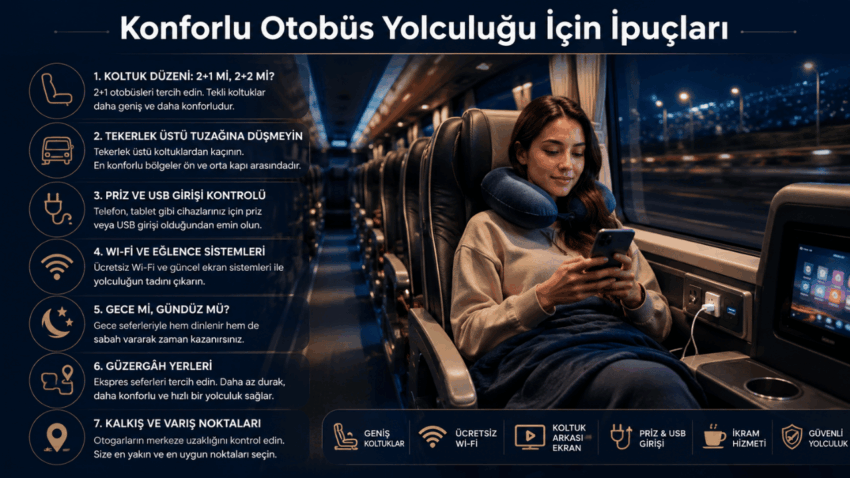 Konforlu Yolculuk İçin Otobüs Bileti Alırken Bunlara Dikkat Edin