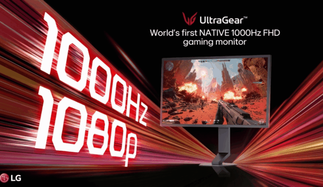 LG’den Espor Dünyasını Sallayan Hamle: 1000 Hz Monitör Resmen Tanıtıldı