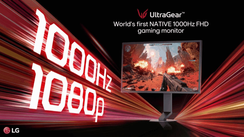 LG’den Espor Dünyasını Sallayan Hamle: 1000 Hz Monitör Resmen Tanıtıldı