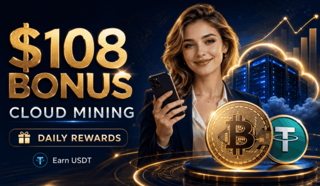 Register now and receive a $108 reward! Digital gold is booming again: cloud mining is the latest trend, allowing you to earn USDT without any investment.