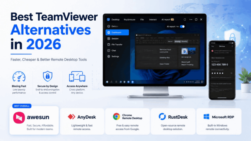 Top 3 TeamViewer Alternatives in 2026: Why High-Performance No Longer Costs a Fortune