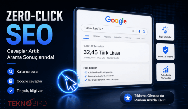 Zero-Click SEO Patladı: Siteler Neden Trafik Kaybediyor?
