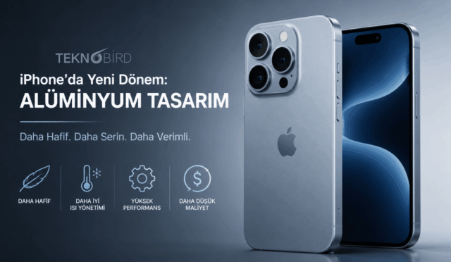 Apple, iPhone’larda Şaşırtan Karar: Titanyum ve Çelik Yerine Alüminyum Dönemi Başladı