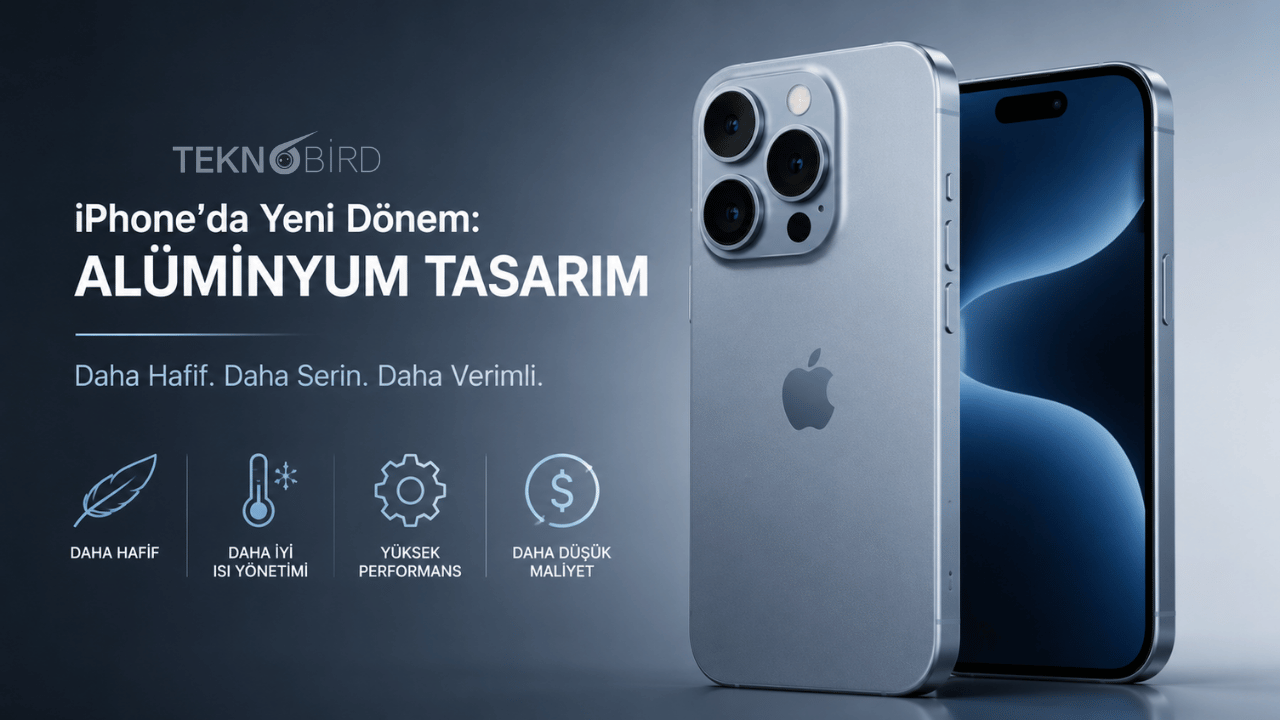 Apple, iPhone’larda Şaşırtan Karar: Titanyum ve Çelik Yerine Alüminyum Dönemi Başladı