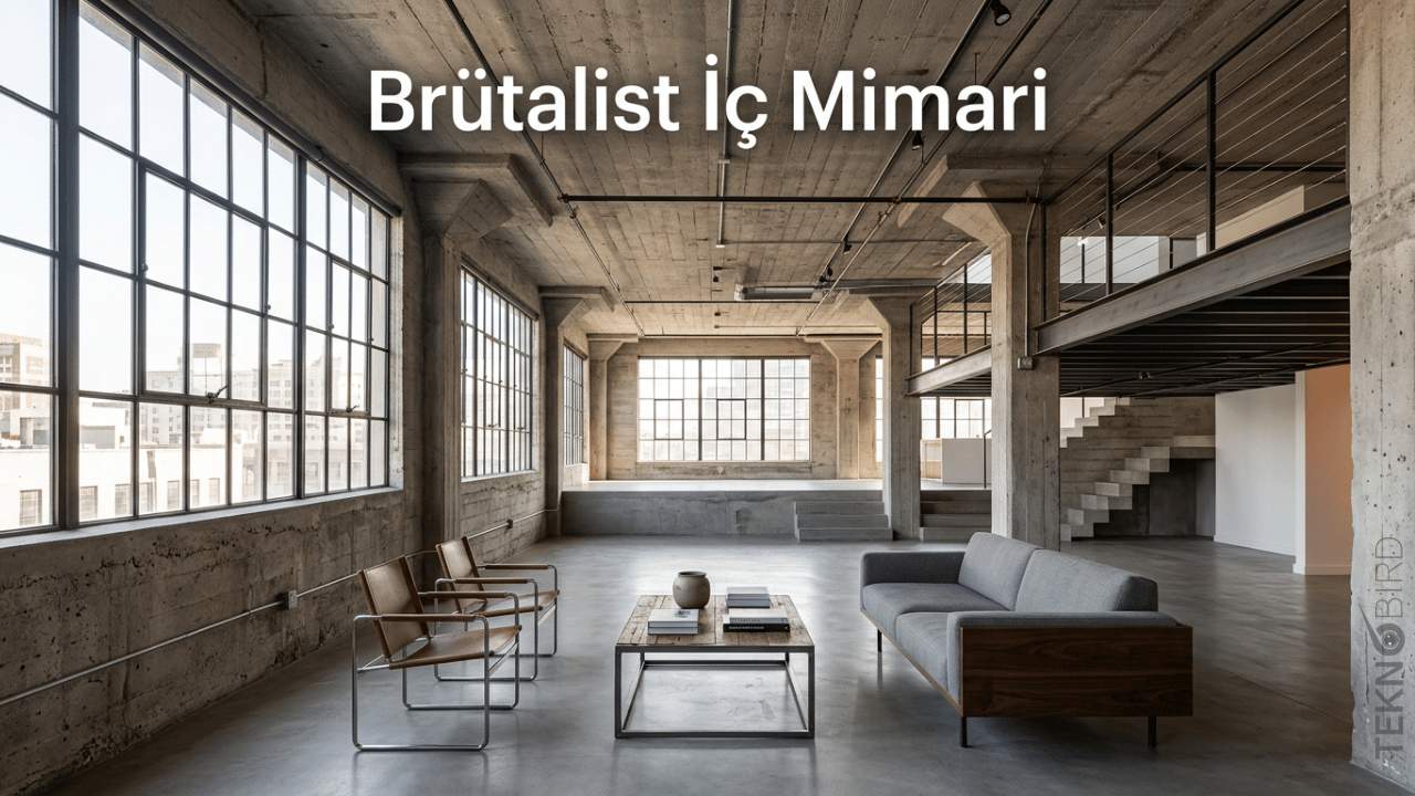 Brütalist İç Mimari