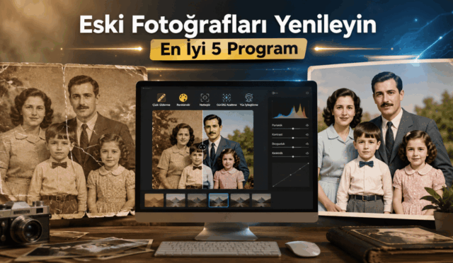 En İyi Fotoğrafları Onarma Programı: Zirvedeki 5 Yazılım