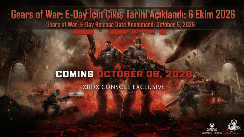 Gears of War: E-Day İçin Çıkış Tarihi Açıklandı: 6 Ekim 2026