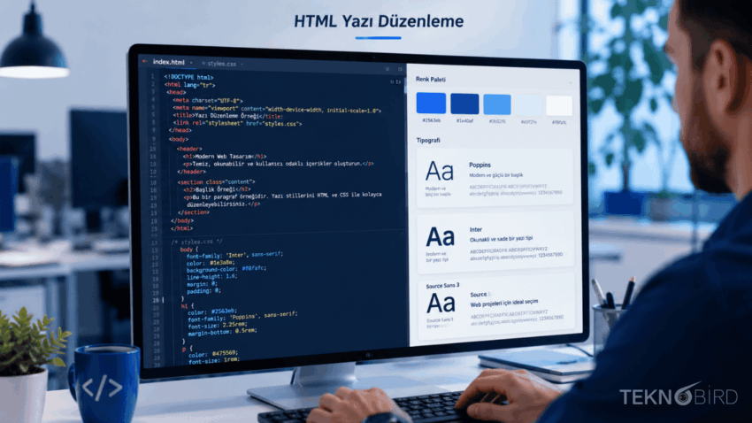 HTML Yazı Düzenleme Rehberi: Metin Şekillendirme Teknikleri ve Kullanım Alanları