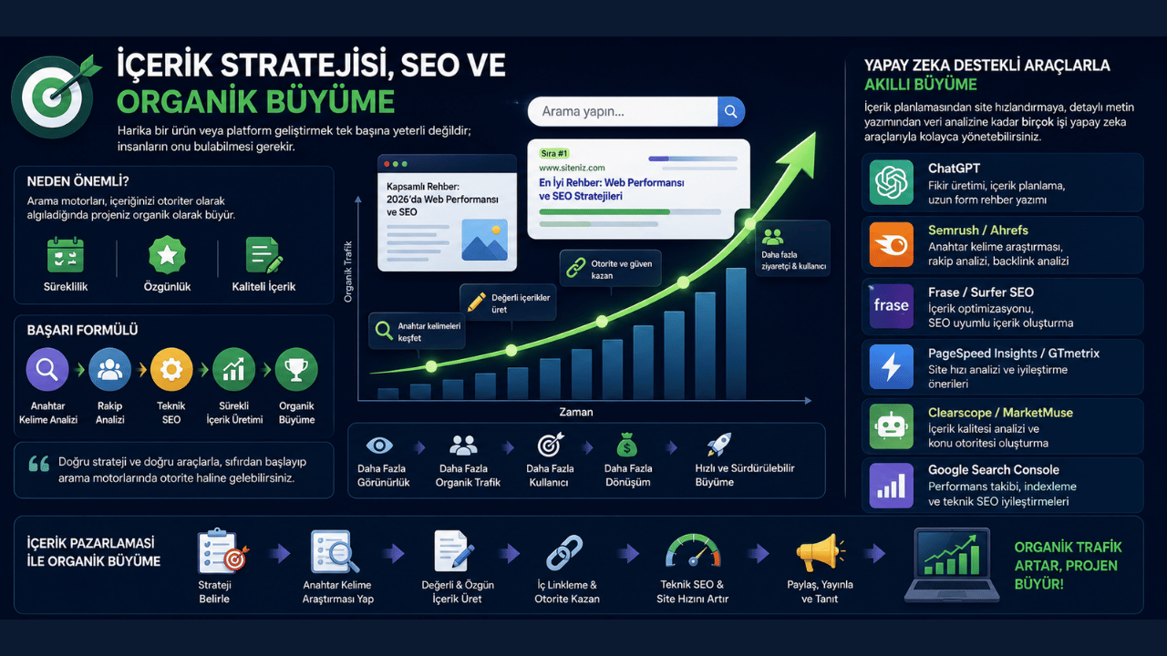 İçerik Stratejisi, SEO ve Organik Büyüme
