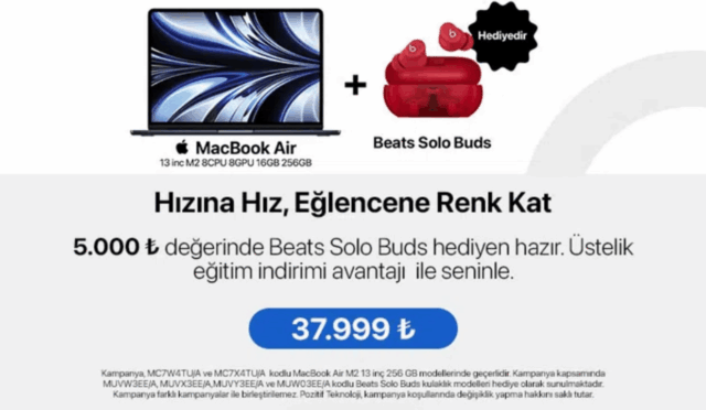 Pozitif Teknoloji’den Öğrencilere Büyük Apple MacBook İndirimi