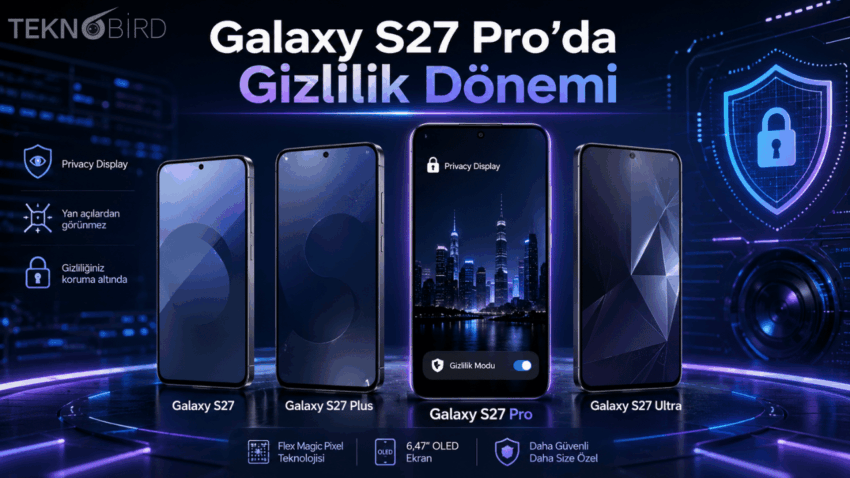 Samsung Galaxy S27 Pro’ya Ultra Modelindeki Gizlilik Özelliği Gelebilir