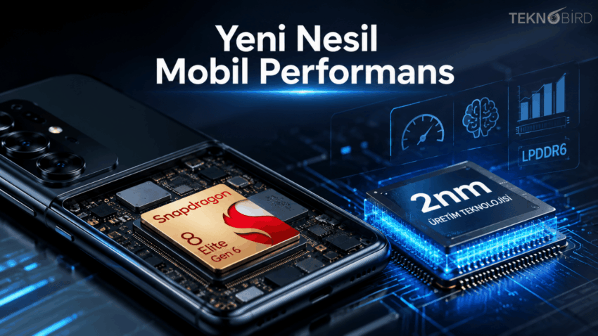 Snapdragon 8 Elite Gen 6 Özellikleri Sızdı: Yeni Nesil Performans ve LPDDR6 Dönemi