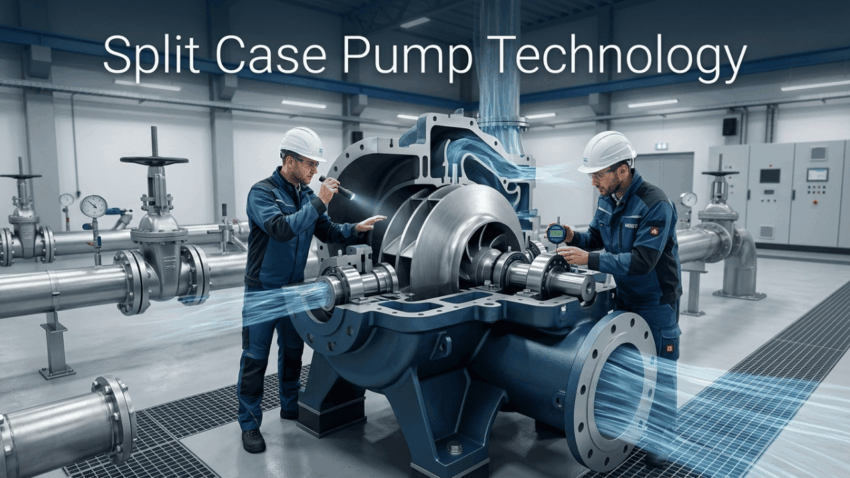 Split Casing Pump Casing: Split Case Pump, Suction and Double-Suction Suction Pumps
