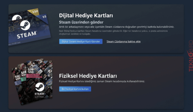 Valve’dan Steam Kullanıcılarını Üzecek Karar: Fiziksel Hediye Kartları Kaldırılıyor