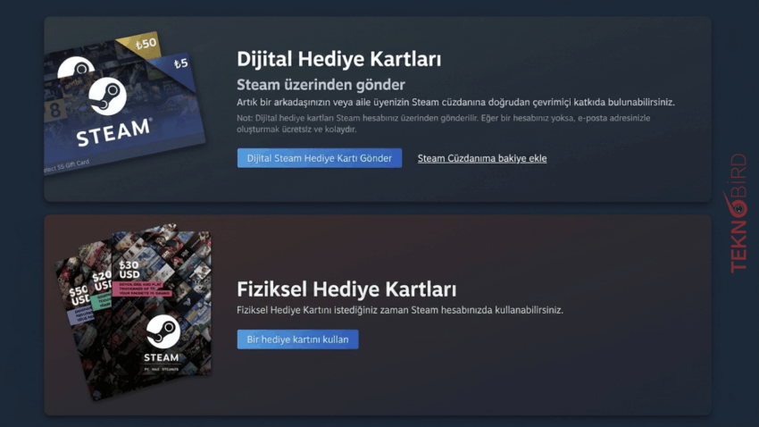 Valve’dan Steam Kullanıcılarını Üzecek Karar: Fiziksel Hediye Kartları Kaldırılıyor