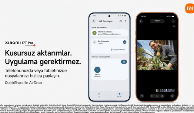 Xiaomi, iPhone ile AirDrop Üzerinden Dosya Paylaşımını Getiriyor 📱