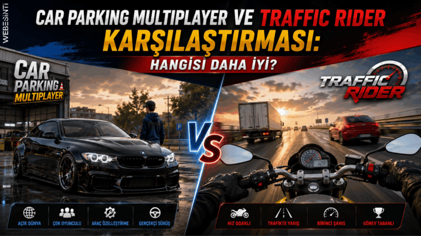 Car Parking Multiplayer ve Traffic Rider Karşılaştırması: Hangisi Daha İyi?
