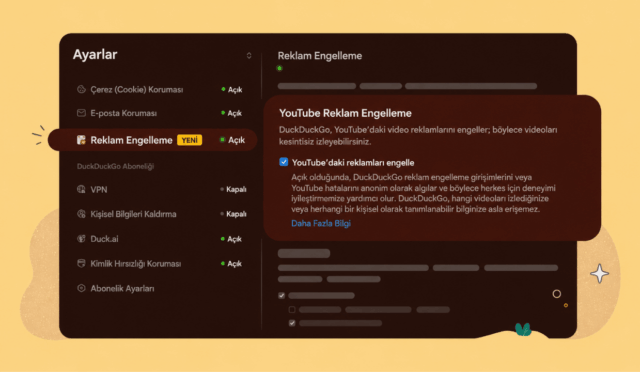 DuckDuckGo Tarayıcısı, YouTube Dahil Video Reklamlarını Engellemeye Başladı
