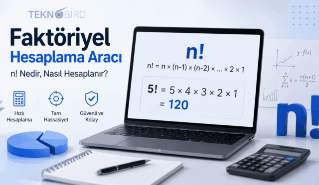 Faktöriyel Hesaplama: n! Nedir, Nasıl Hesaplanır?