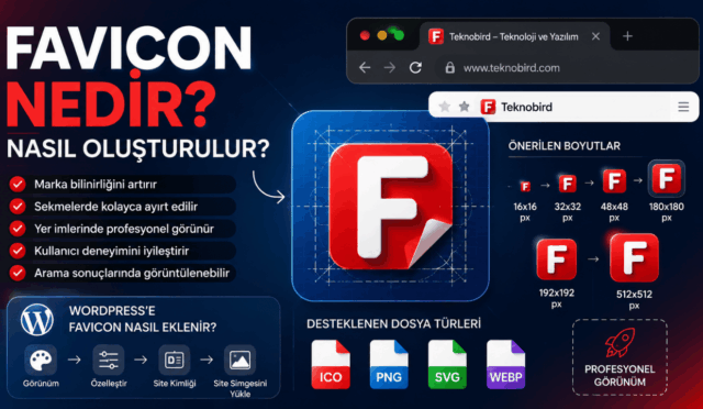 Favicon Nedir? Web Sitesi Kimliğini Güçlendiren Küçük Ama Önemli Simge