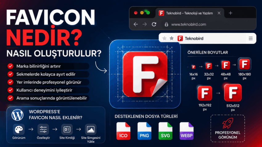 Favicon Nedir? Web Sitesi Kimliğini Güçlendiren Küçük Ama Önemli Simge