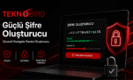 Teknobird güçlü şifre oluşturucu ile güvenli rastgele parola üretimi ekranı