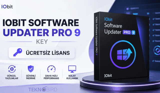 IObit Software Updater 9 PRO Key 2026 ücretsiz lisans anahtarı ve yazılım güncelleme aracı - Teknobird