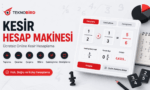 Ücretsiz online kesir hesap makinesi ile kesir toplama, çıkarma, çarpma, bölme ve sadeleştirme işlemleri - TeknoBird