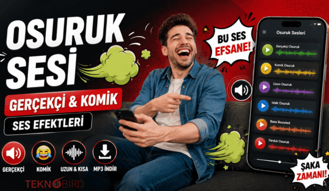 Osuruk Sesi: Gerçekçi, Komik ve Eğlenceli Ses Efektleri