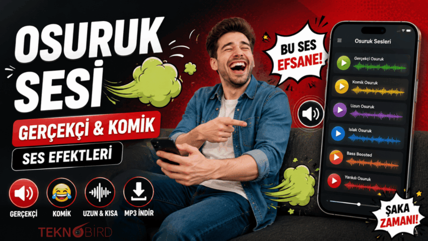 Osuruk Sesi: Gerçekçi, Komik ve Eğlenceli Ses Efektleri