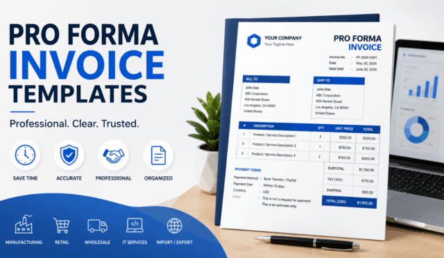 Pro Forma Invoice Templates: A Complete Guide for Businesses and Freelancers