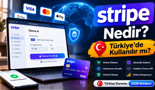 Stripe Nedir? Nasıl Çalışır? Türkiye’de Kullanılabilir mi? (2026 Rehberi)