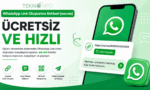 WhatsApp Link Oluşturma Rehberi (wa.me) aracı ekranı. Ücretsiz olarak WhatsApp sohbet linki oluşturma, hazır mesaj ekleme ve QR kod oluşturma.