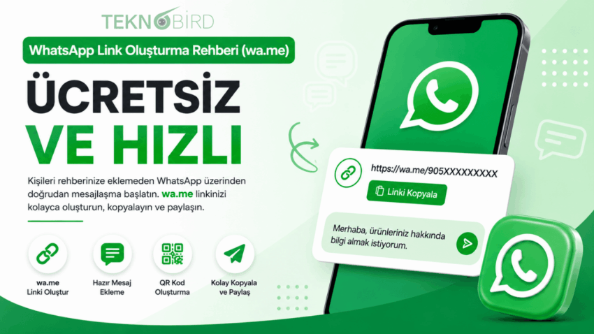WhatsApp Link Oluşturma Rehberi (wa.me) – Ücretsiz ve Hızlı