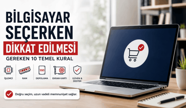 Bilgisayar Seçerken Dikkat Edilmesi Gereken 10 Temel Kural