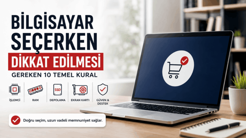Bilgisayar Seçerken Dikkat Edilmesi Gereken 10 Temel Kural