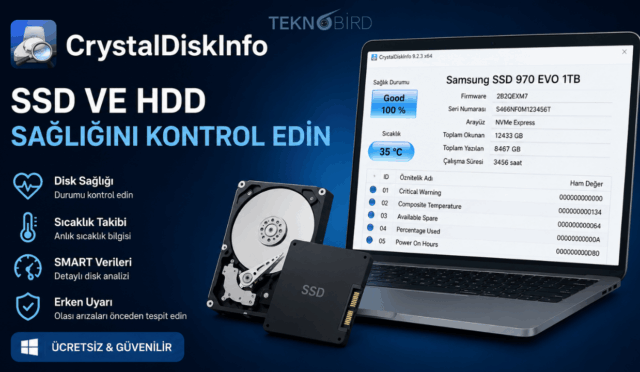 CrystalDiskInfo Nedir? Nasıl Kullanılır? SSD ve HDD Sağlığını Kontrol Etme Rehberi