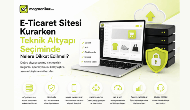 E-Ticaret Sitesi Kurarken Teknik Altyapı Seçiminde Nelere Dikkat Edilmeli?