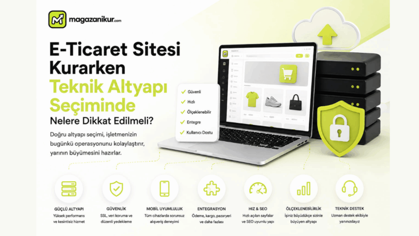 E-Ticaret Sitesi Kurarken Teknik Altyapı Seçiminde Nelere Dikkat Edilmeli?