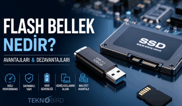 Flash Bellek Nedir? Avantajları ve Dezavantajları Neler?