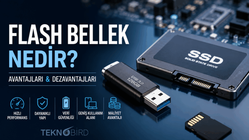 Flash Bellek Nedir? Avantajları ve Dezavantajları Neler?