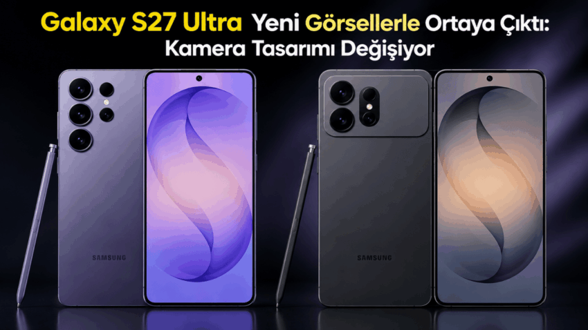Galaxy S27 Ultra Yeni Görsellerle Ortaya Çıktı: Kamera Tasarımı Değişiyor