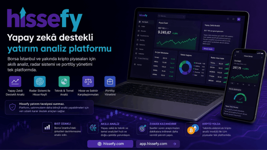 Hissefy Nedir? Yapay Zekâ Destekli Hisse ve Kripto Analiz Platformunu Keşfedin