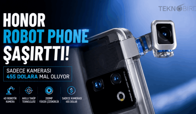 Honor Robot Phone Şaşırttı: Sadece Kamerası 455 Dolara Mal Oluyor