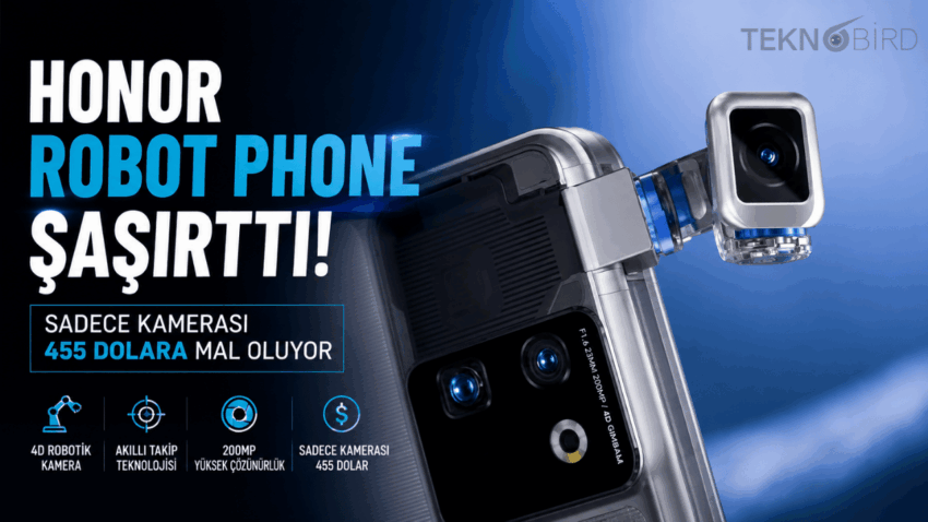 Honor Robot Phone Şaşırttı: Sadece Kamerası 455 Dolara Mal Oluyor