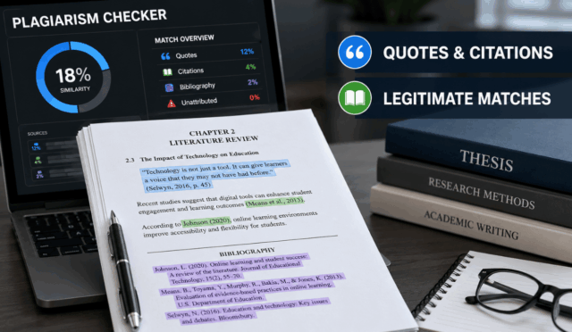 How Plagiarism Checkers Handle Quotes, Citations, and Bibliographies Without Flagging Them as Copied