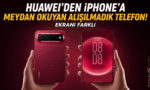 Huawei'nin iPhone'a meydan okuyan yeni telefonu ve farklı ekran tasarımı