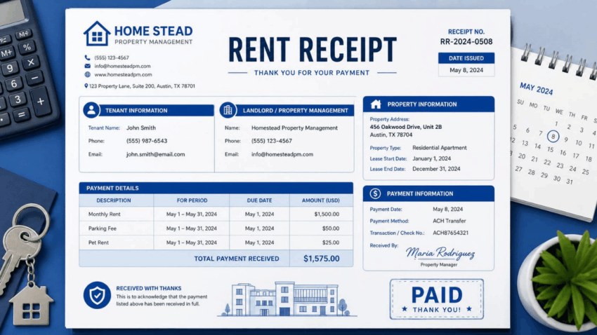 Rent Receipt: An Important Record for Rental Payments and Property Management