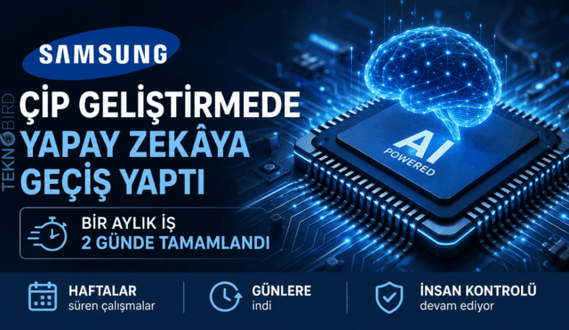 Samsung Çip Geliştirmede Yapay Zekâya Geçiş Yaptı: Bir Aylık İş 2 Günde Tamamlandı
